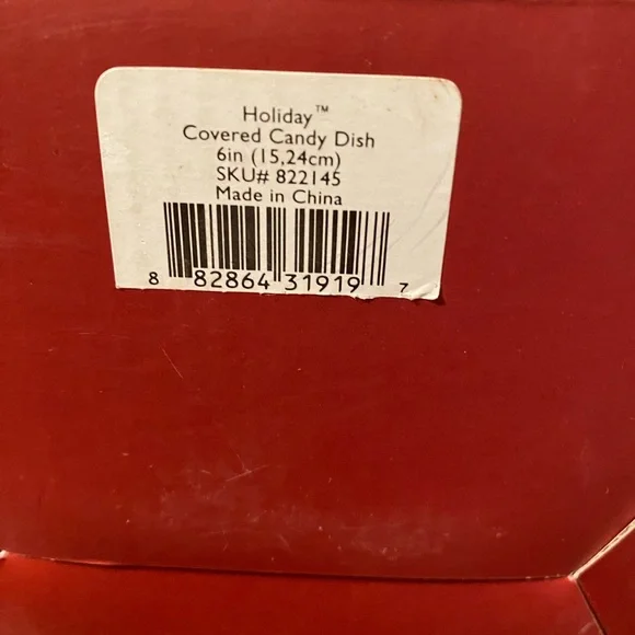 Lenox Holiday Cookie Jar - Festive White - Picture 5 of 5